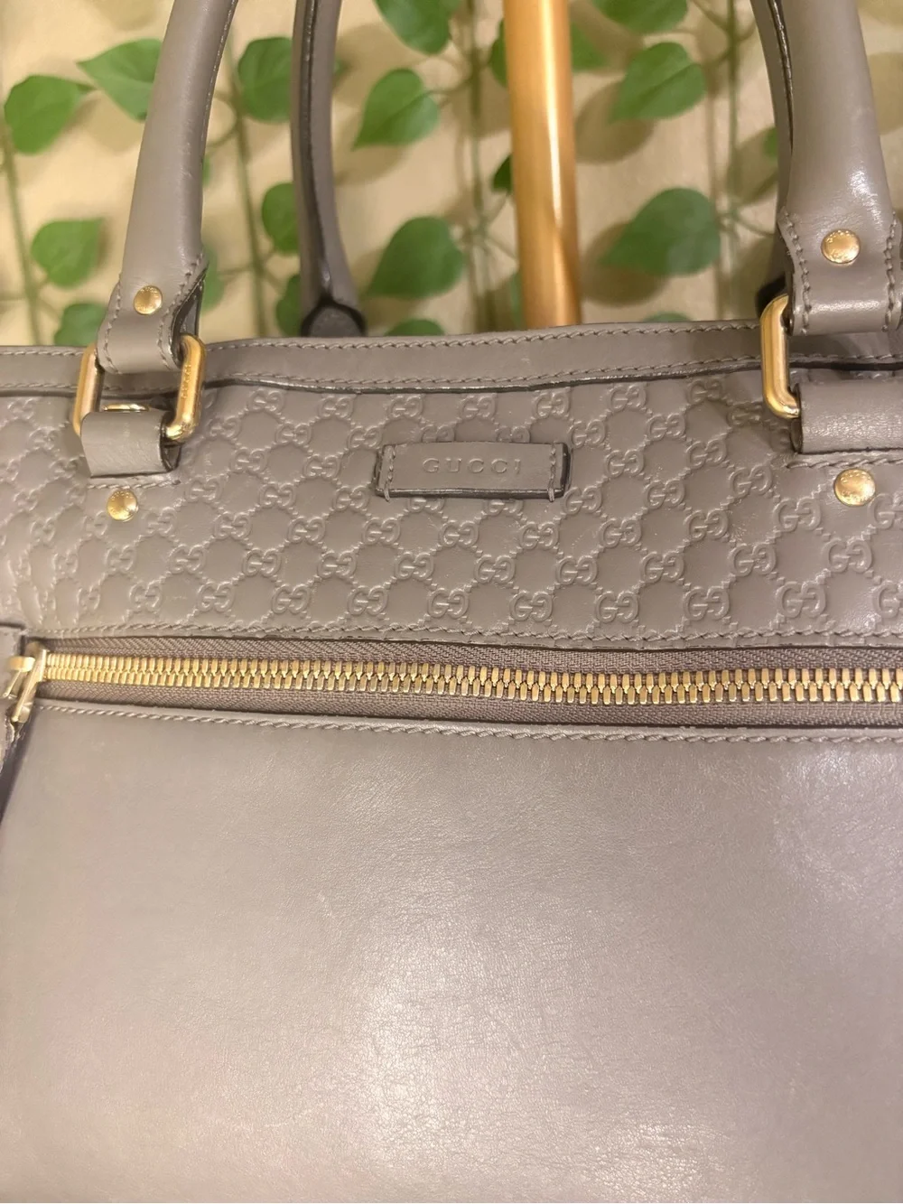 Gucci Microguccissima Leather Handbag
